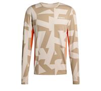 ADIDAS TERREX Camiseta funcional 'Multi Synthetic Base Layer Long' beige LxTallas normales beige