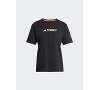 adidas Mujer Terrex Classic Logo T-Shirt, Black, XL