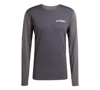 adidas Uomo Multi Synthetic Base Layer Long Sleeve, Carbon/Grey Six, M