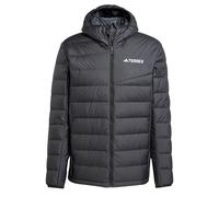 ADIDAS TERREX Chaqueta de montaña 'Multi Light Down CLIMAWARM Hooded' negro / blanco M negro / blanco