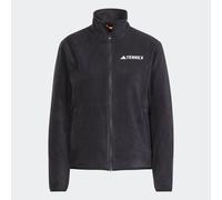 adidas Donna Terrex Multi Essentials Full Zip Fleece Jacket, Black, M