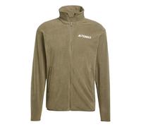 adidas Hombre Terrex Multi Essentials Full Zip Fleece Jacket, Olive strata, XS