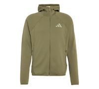 Adidas - Ropa de senderismo - Xperior VK Fleece Hooded Jkt M Olive Strata - Talla S - Caqui Caqui S
