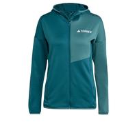 ADIDAS TERREX Chaqueta polar funcional 'Xperior' petróleo / pino / blanco XS-S petróleo / pino / blanco