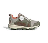 adidas - Terrex Disney Agravic Boa Trail Running Shoe, Zapatos Altos Que no Son de fútbol, Wonder Beige/Olive strata/Impact Orange,