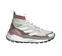 adidas Terrex Free Hiker 2.0 - Botas bajas de senderismo para mujer, Verde Lino Off White Quiet Crimson, 42 EU