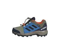 adidas Terrex Gore-Tex - Zapatos de Senderismo, Color Verde/Negro/Azul Rayo, Talla 3,5 UK Niño, Tienda de campaña Green Core Black Ray Blue, 3.5 UK Child