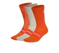 adidas Terrex Multi calcetines (pack de 3) | EU L in Semi Impact Orange/White