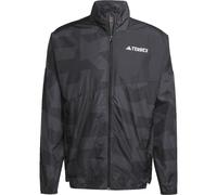 ADIDAS Terrex Multi Printed Wind Jacket - Hombre - Negro - talla S- modelo 2025