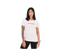 Adidas - Multi Logo Tech Tee W White para Mujer - Talla XS - Blanco Blanco XS