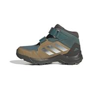 adidas Terrex Skychaser Mid Gore-Tex - Zapatos de Senderismo para niños, Color Verde 4, Verde Azulado/Plata Mate/cartón, Talla 4 UK Niño, Cartón Plateado Mate Verde Azulado Preloved, 4 UK Child