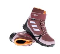 adidas Terrex Snow Hook-and-Loop Cold.RDY Winter Shoes, Zapatillas de Trail Running Unisex Adulto, Quiet Crimson/Silver Dawn/Amber Tint, 35 EU