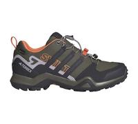 adidas Terrex Swift R2 Gore-Tex Hiking Shoes, Zapatos de Senderismo Mujer, Olive strata/Aurora Black/Amber Tint, 38 EU