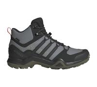 adidas Terrex Swift R2 Mid Gore-Tex Hiking Shoes, Zapatos de Senderismo Hombre, Solid Grey/Core Black/Olive strata, 48 EU