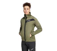Adidas Terrex Techrock Hooded Wind Fleece Chaqueta para hombre deportiva a...