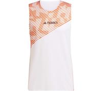 ADIDAS Terrex Techrock Pro Tank Top - Hombre - Blanco / Narnaja - talla XL- modelo 2025