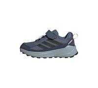 adidas Terrex Trailmaker 2 Hiking Shoes Kids, Zapatos de Senderismo, Wonder Steel/Core Black/Semi Impact Orange, 30.5 EU
