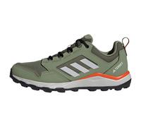 adidas Hombre Tracerocker 2.0 Trail Running Shoes, Tent Green/Grey One/Semi Impact Orange, 43 1/3 EU