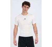Camiseta de Fitness adidas Techfit Compression Training Hombre Blanco XL