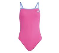 adidas Thin Straps V-Back Swimsuit Traje de baño de una Sola Pieza, Shock Pink, 40 para Mujer