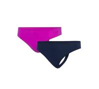 adidas Thong (2PK) -Sport Active Light Flex-Packaged Panties Ropa Interior, Assorted_4A0303, XS para Mujer
