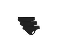 adidas Thong (3pk) -Sport Active Light Flex-Packaged Panties Tanga de Hilo, 000 Negro, M (Pack de 3) Mujeres