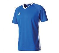 adidas Tiro 17 JSY Camiseta de Manga Corta, Hombre, Azul (Azufue/Blanco), XL