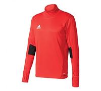 adidas Tiro 17 JSY - Camiseta de Manga Corta Hombre S Rojo (Escarl / Negro / Bla