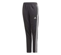 adidas Tiro 19 Cotton Pant Pantalones, Niños, Black Melange/White, 128