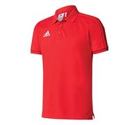 adidas Tiro17 Cotton Polo Hombre, Rojo (Escarl/Negro/Blanco), M