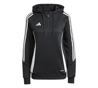 adidas TIRO24 - Sudadera con Capucha de Entrenamiento para Mujer, Color Negro/Blanco, Talla M