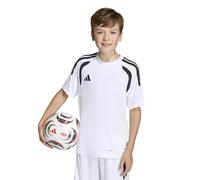 adidas Tiro26 League - Camiseta Unisex para niños de 7 a 8 años, Color Blanco, Negro y Negro
