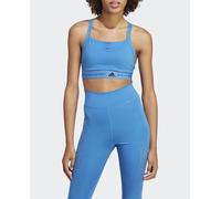 adidas Top de mujer Stella McCartney TruePurpose Medium Support adidas. Azul 80 / A-C