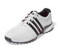 adidas Tour360 25 - Zapatillas sin espinas para hombre, Footwear White Core Black Lucid Red, 48 EU
