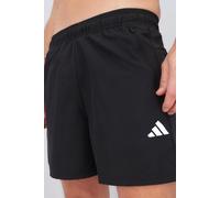 Pantalón corto Adidas Essentials negro blanco - Talla: L 5