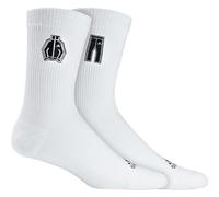 adidas Track Suit Embroidered, Socks Unisex adulto, Blanco (White/Black), 34-36 EU
