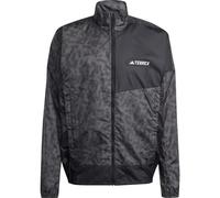ADIDAS Trail Wind Jacket - Hombre - Gris / Negro - talla S- modelo 2024