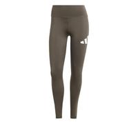 adidas Train Essentials - Leggings de longitud completa con logotipo grande para mujer, color verde, talla L