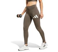 adidas Train Essentials - Leggings de longitud completa con logotipo grande para mujer, color verde, talla L