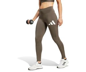 adidas Train Essentials - Leggings de longitud completa con logotipo grande para mujer, color verde, talla L