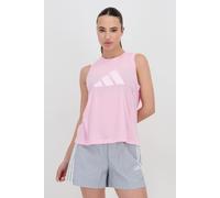 Camiseta tirantes de fitness adidas we logo tk mujer rosa S