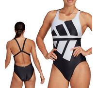 Adidas Traje De Baño Para Mujer Con Bustier En Colores Negro Y Blanco L XL