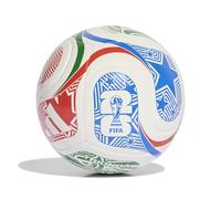 adidas Trionda Club Réplica de Pelota Unisex World Cup 26, Color Blanco, Rojo Vivo, Azul Brillante, Verde 3