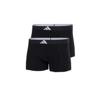adidas Trunk (2PK) - Active Flex Cotton Body - Cómoda Ropa Interior, 000 Negro, S