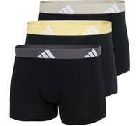 adidas Herren Unterwäsche Boxershorts 3er Pack-Trunk (3pk) -Active Flex Cotton Bóxer, 904 Assorted, XXL Hombres