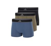 adidas Trunk (3pk) -Active Micro Flex Eco-Bequeme Unterwäsche Pantalones Cortos, Assorted_4am014, S Hombres
