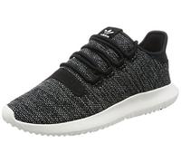 Adidas Tubular Shadow Knit, Zapatilla de Deporte Baja del Cuello Hombre, Negro (Core Black/Utility Black/Vintage White), 39 1/3 EU