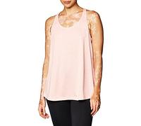 adidas Tunic Tank Top Sin Mangas, Mujer, rossen/Blanco, S