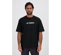 adidas Uomo Terrex Classic Logo T-Shirt, Black, XL