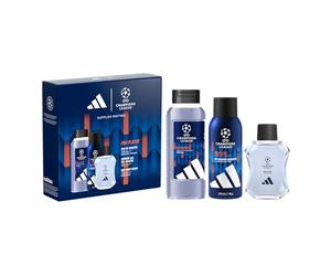Adidas UEFA 12, Multiset, Eau de Toilette 100ml, Gel de Ducha 250ml, Desodorante 150ml